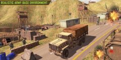 Army Car Truck Transport Game