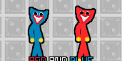 Red and Blue Stick Huggy