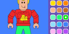 Roblox Coloring Game